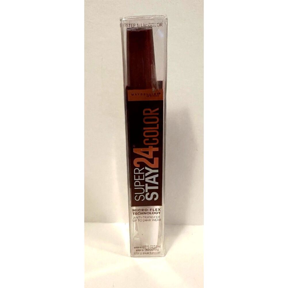 Maybelline Superstay 24hr Wear Lip Color 335 Mocha Chocolate NEW